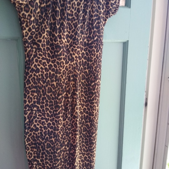 SOLD- BNWOT Pinup Couture S Leopard Natalie Dress - Picture 3 of 5